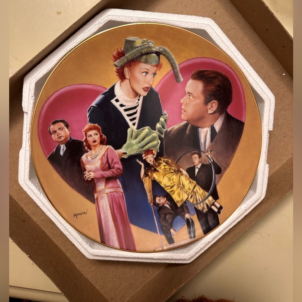 I Love Lucy Meets Orson Welles Hamilton Collector Plate